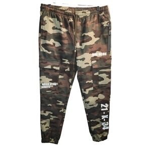 PUBLIC‎ REC Utility Cargo Jogger Camo Print Streetwear Pants SIZE LARGE